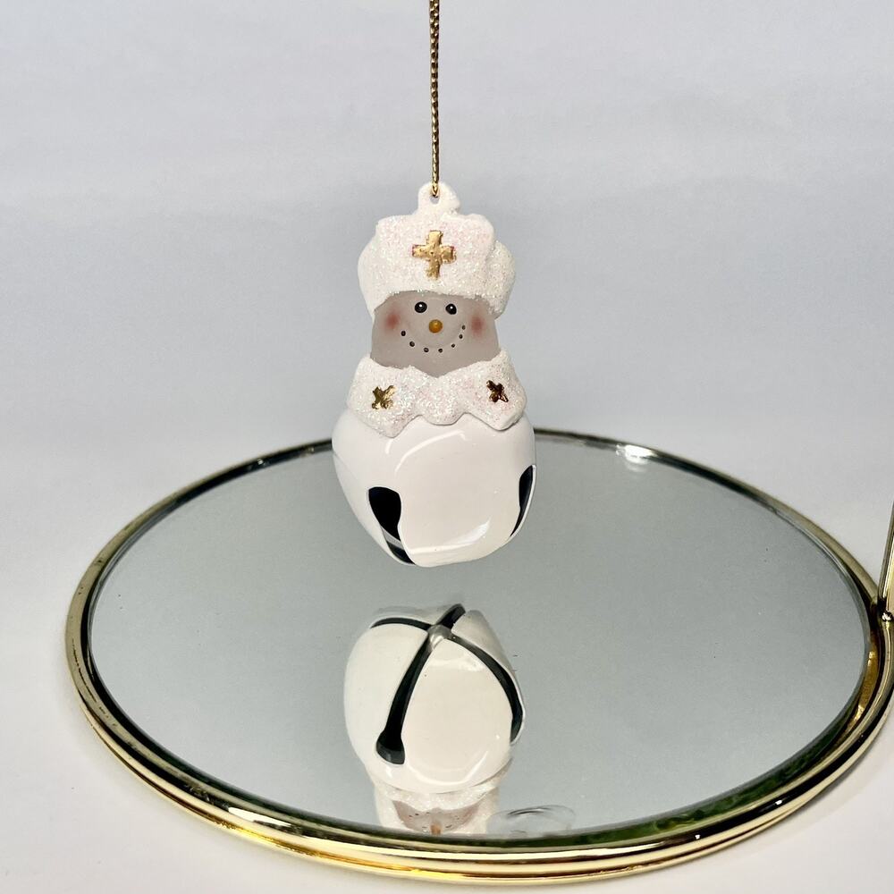 Vintage Nurse Jingle Buddies Ornaments Snowman Jingle Bells Christmas Roman